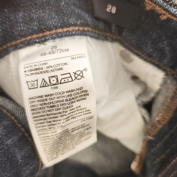 GAP Dark Blue Jeans Shorts Sz.28/8 RN# 54023 - Picture 7 of 8